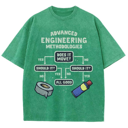 Advanced Engineering Vintage Distressed T-shirt