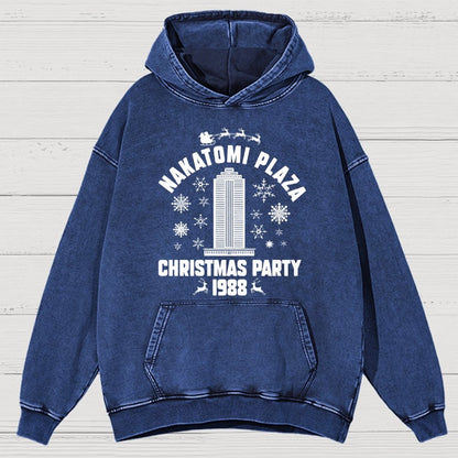 Holiday Christmas Party Vintage Distressed Hoodie