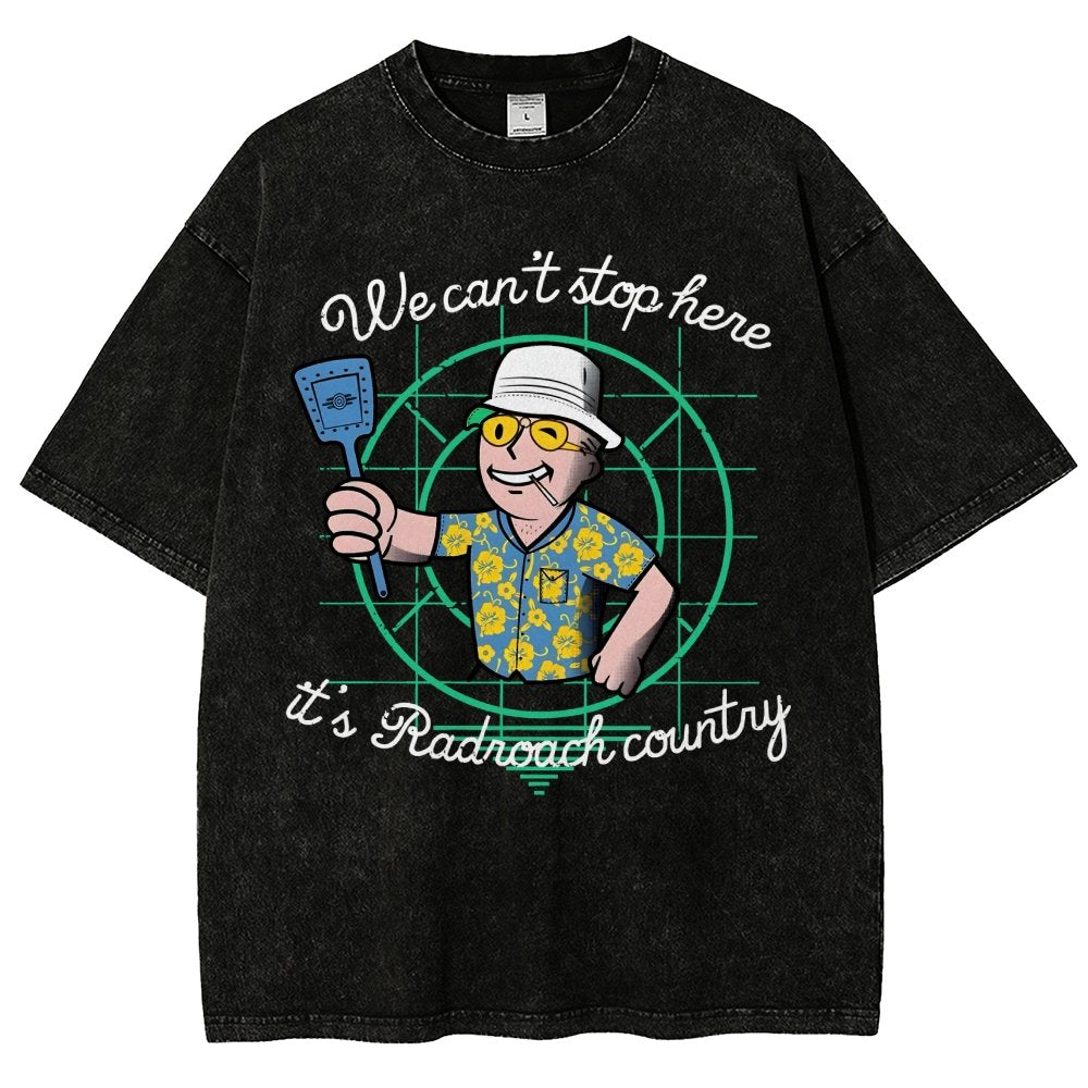 We Can’t Stop Here Vintage Distressed T-shirt