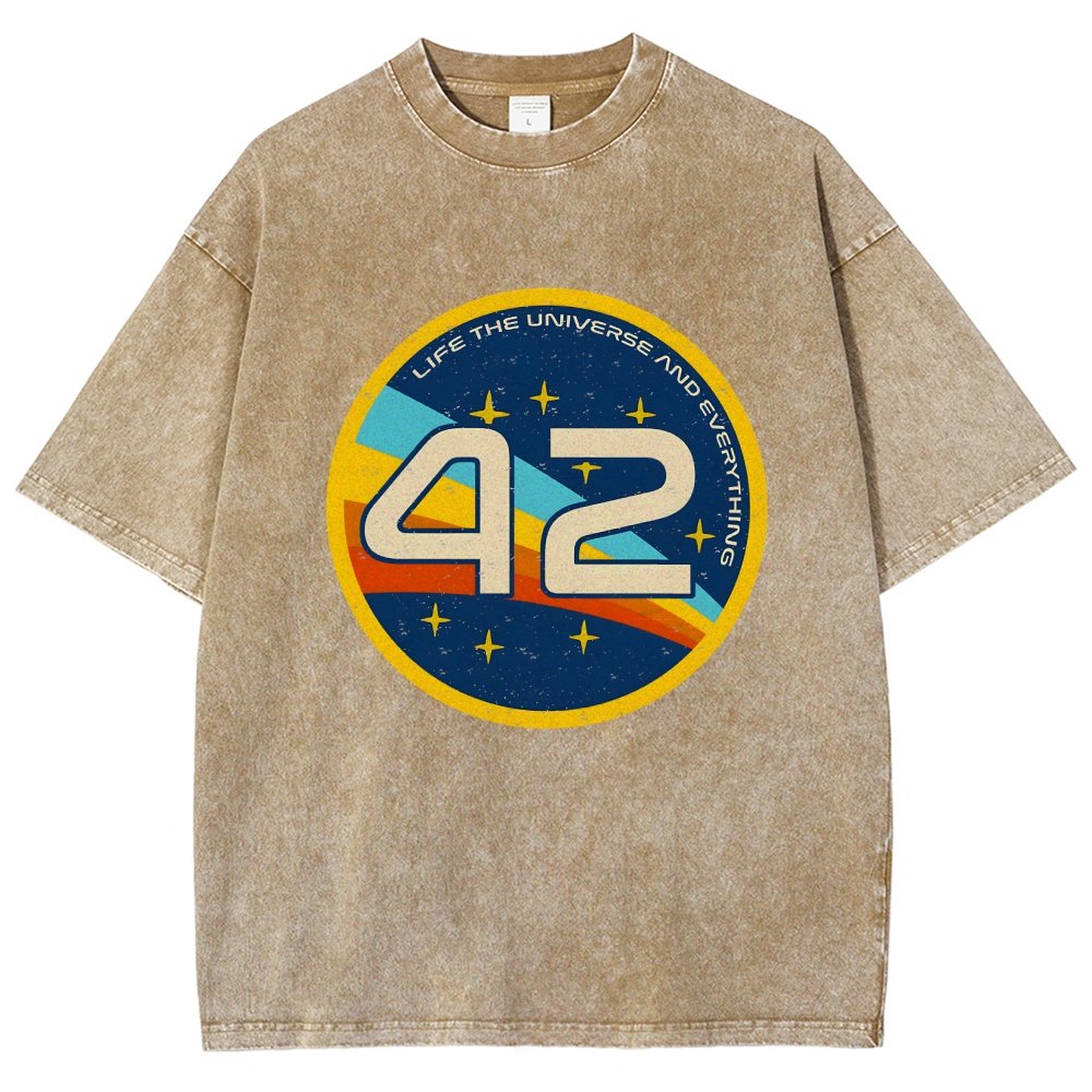 42 The Answer Of Everything Vintage Distressed T-shirt