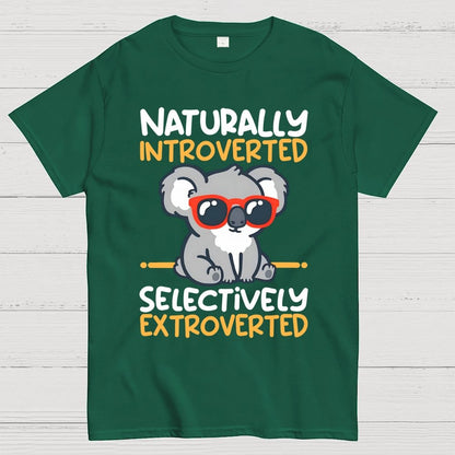 Selectively extrovert Unisex Geek T-Shirt