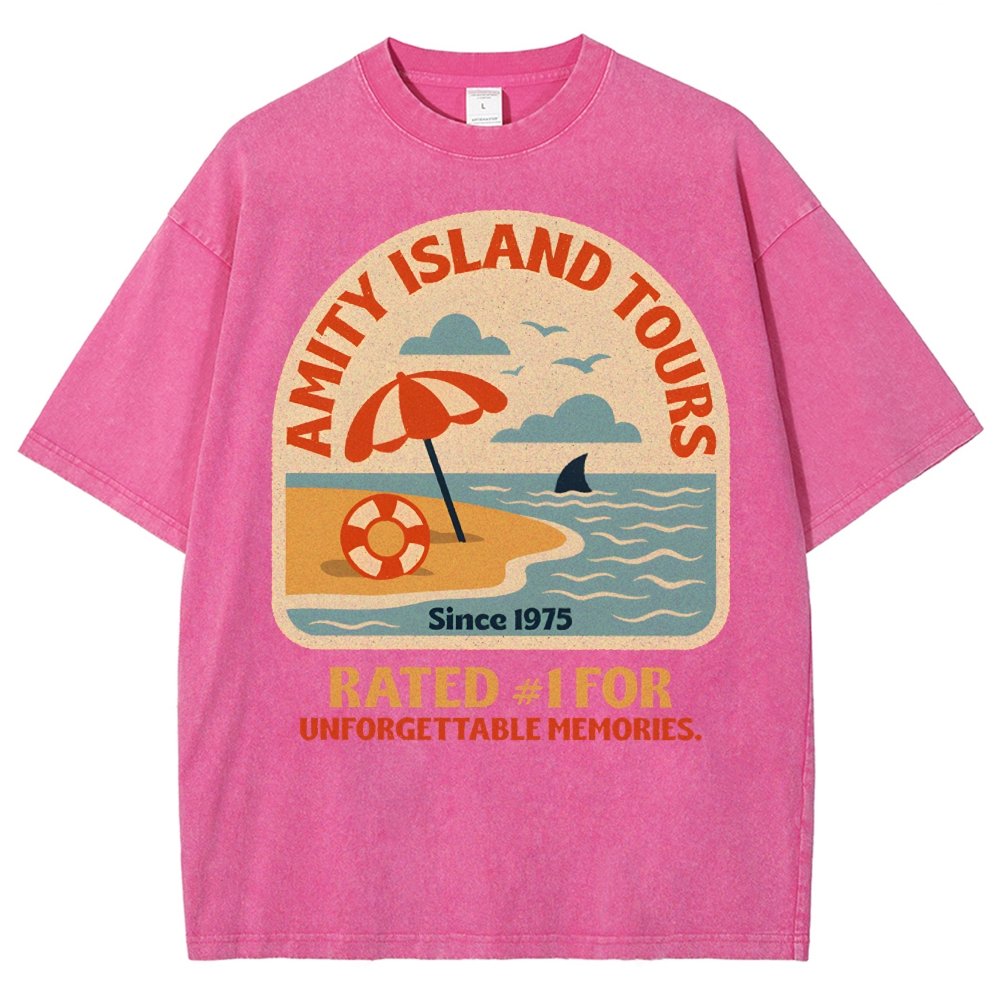 Seaside Tours Vintage Distressed T-shirt