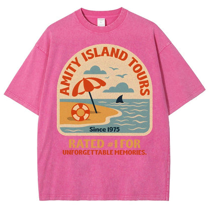 Seaside Tours Vintage Distressed T-shirt