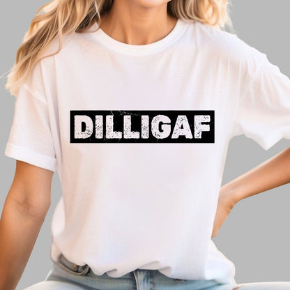 DILLIGAFF - Do I Look Like I Give A F... Geek T-Shirt