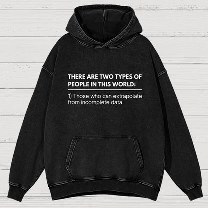 Incomplete Data  Extrapolate Vintage Distressed Hoodie