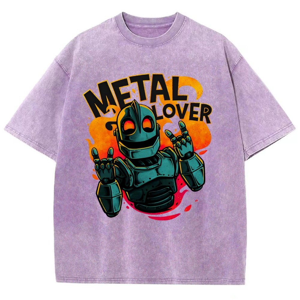 Giant Metal Lover Vintage Distressed T-shirt