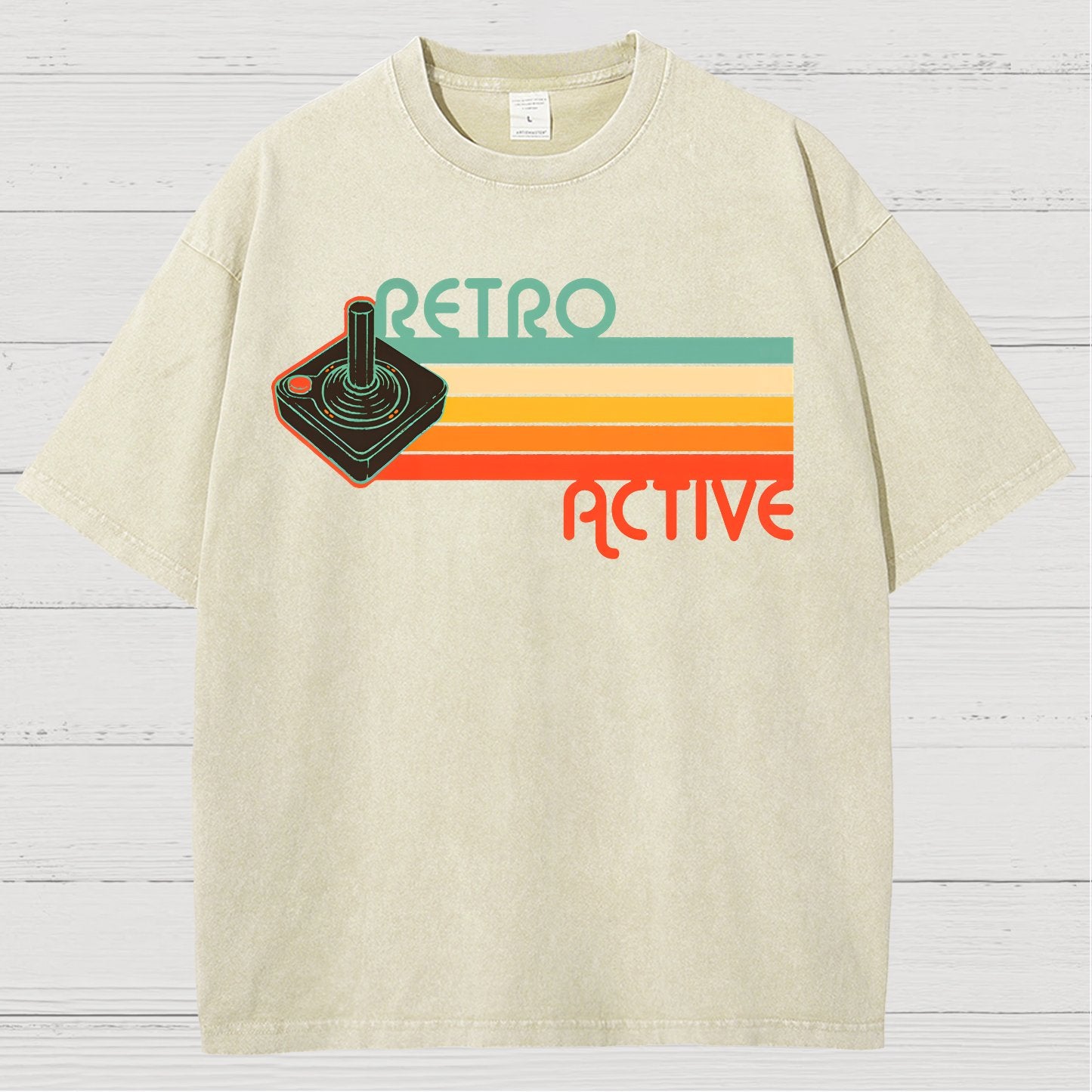 Retro Active Vintage Distressed T-shirt