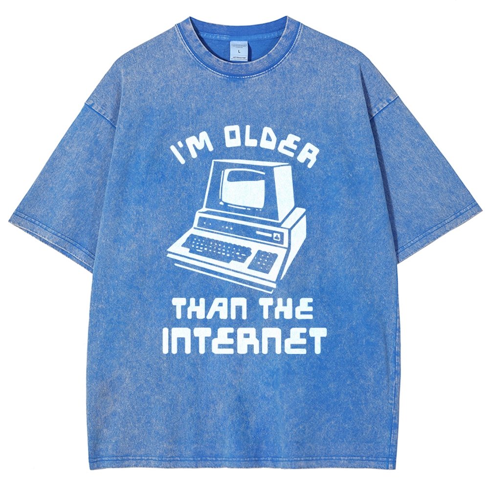 I Am Older Than The Internet Vintage Distressed T-shirt