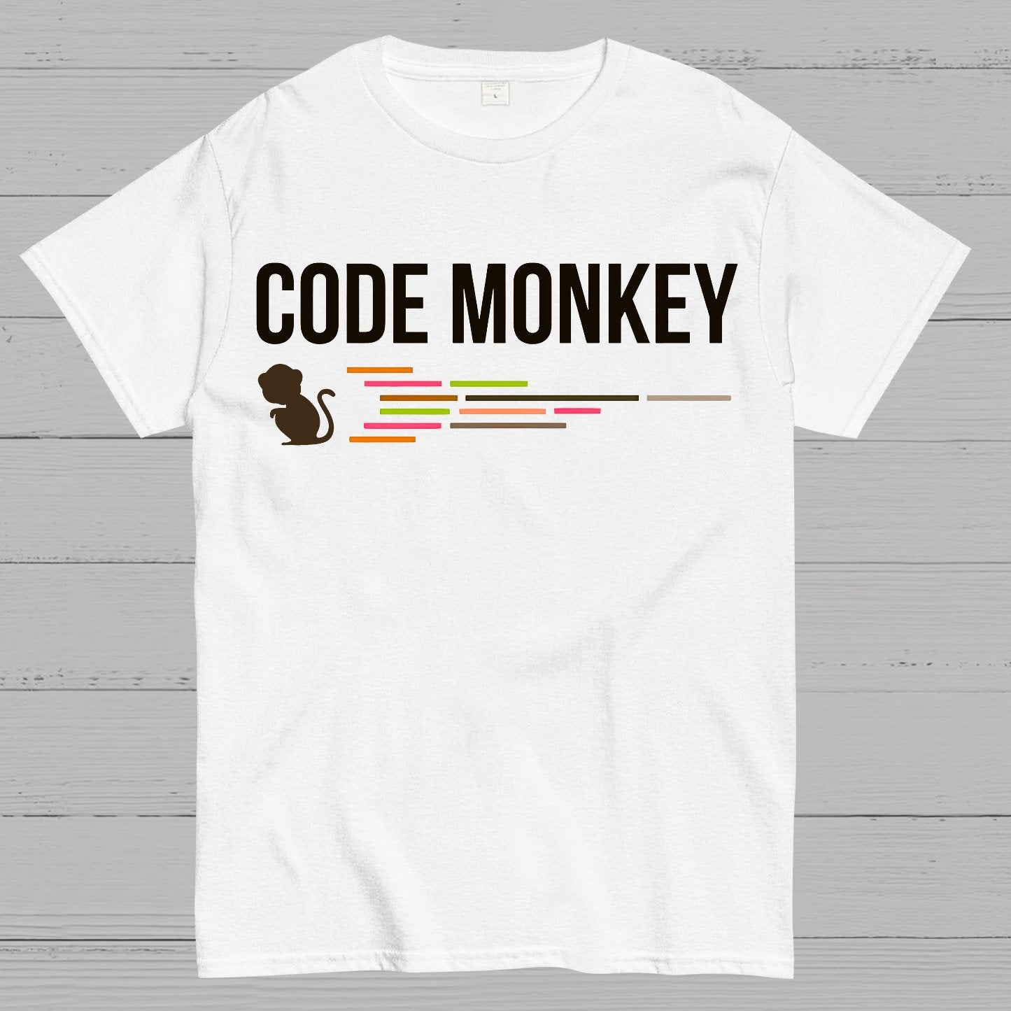 Developer Code Monkey Geek T-Shirt