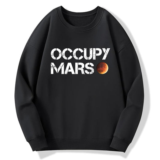 Occupy Mars Geek Cotton Sweatshirt