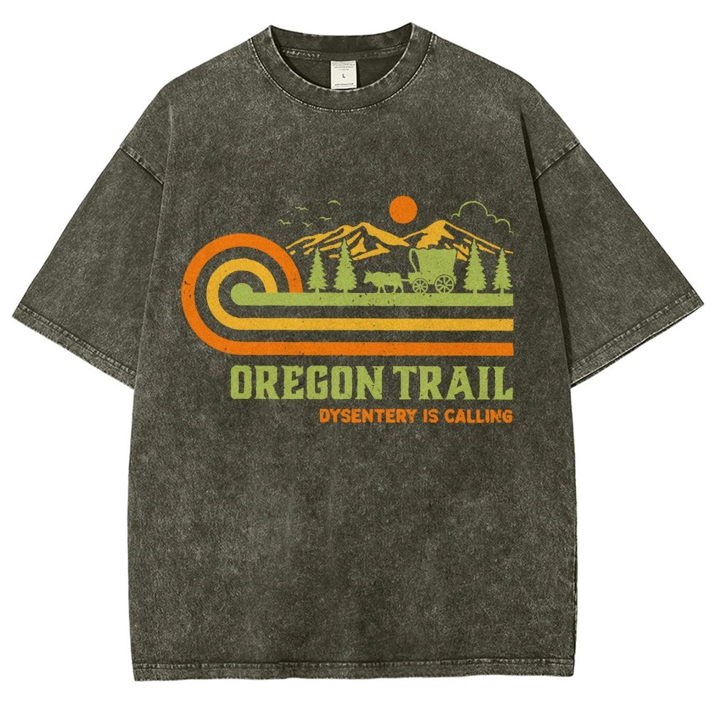Vintage Oregon Trail Vintage Distressed T-shirt