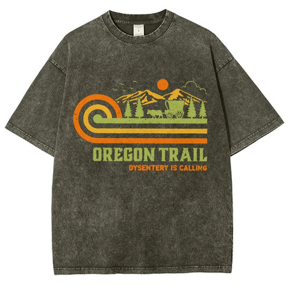 Vintage Oregon Trail Vintage Distressed T-shirt