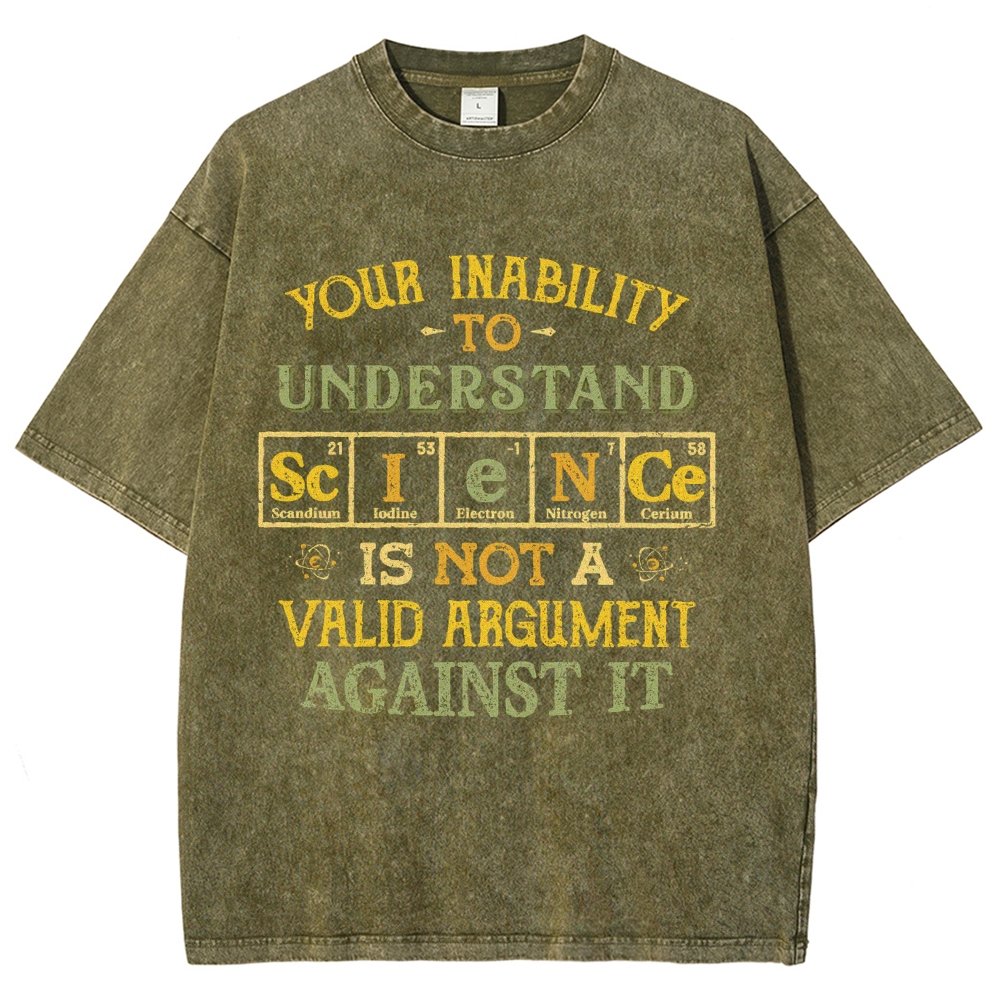Understanding Science Vintage Distressed T-shirt