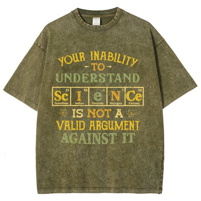 Understanding Science Vintage Distressed T-shirt