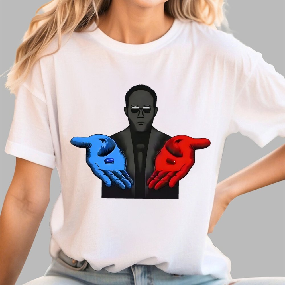 Red pill  Blue pill Geek T-Shirt