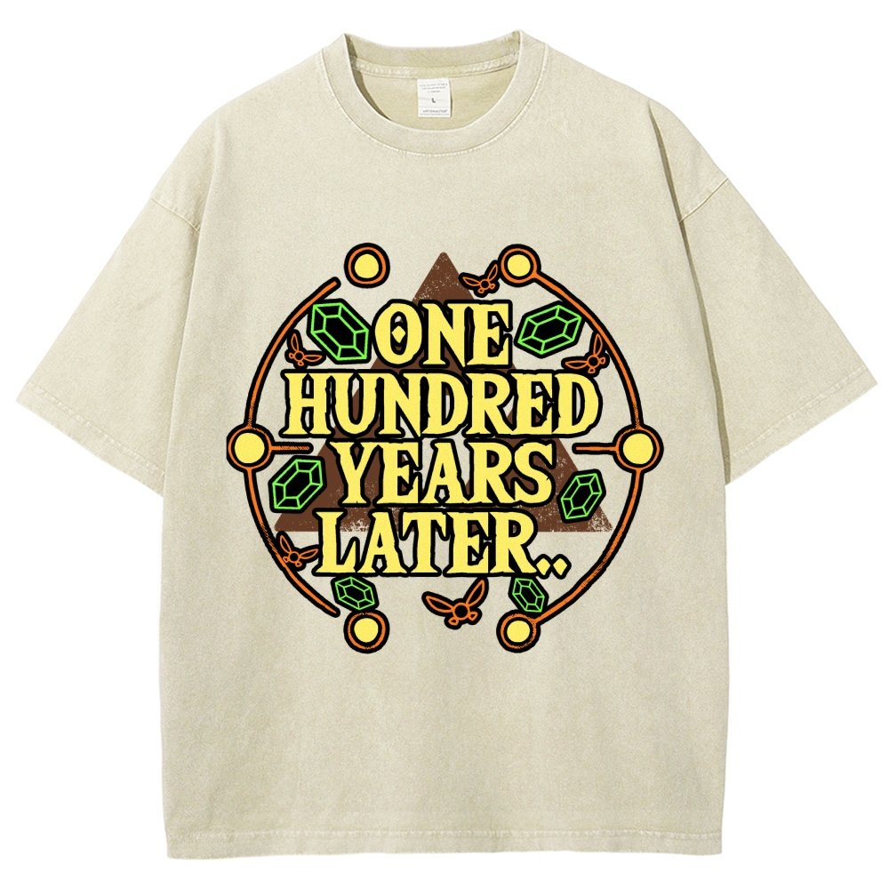 One Hundred Years Later Vintage Distressed T-shirt