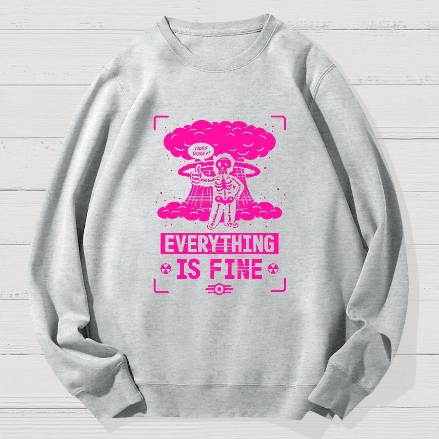 Nuclear Boy Geek Cotton Sweatshirt