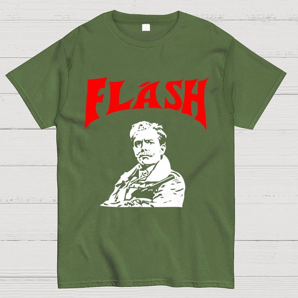 Mystery Hero Flash Spoof Ringer Unisex Geek T-Shirt