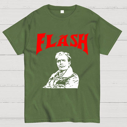 Mystery Hero Flash Spoof Ringer Unisex Geek T-Shirt