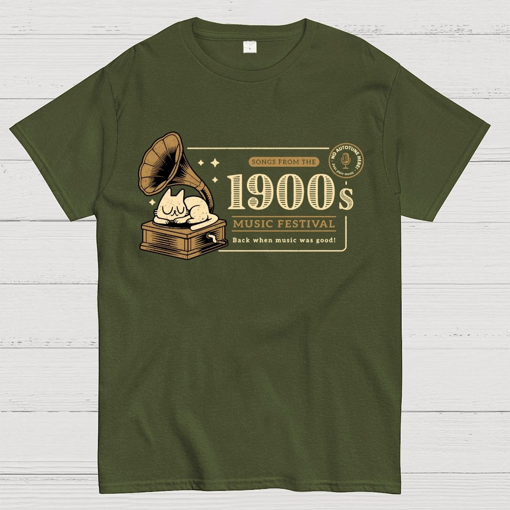 1900s Music Festival Unisex Geek T-Shirt