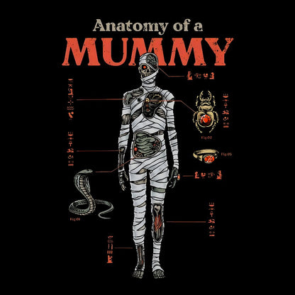 Mummy Anatomy Geek T-Shirt