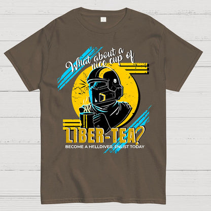 What about a cup of Liber-tea? Geek T-Shirt