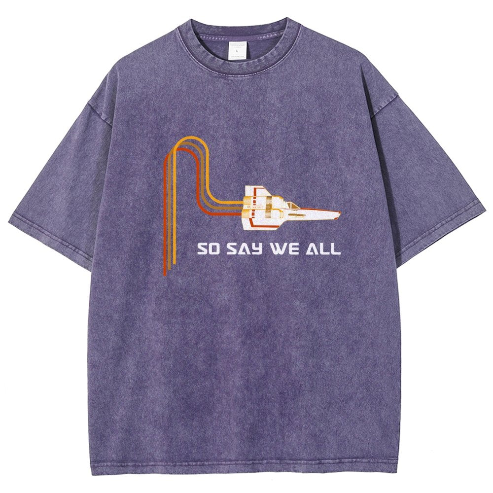 So Say We All Vintage Distressed T-shirt