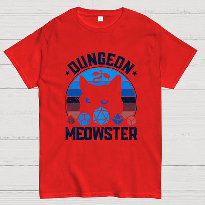 Dungeon Meowster Nerdy T-Shirt