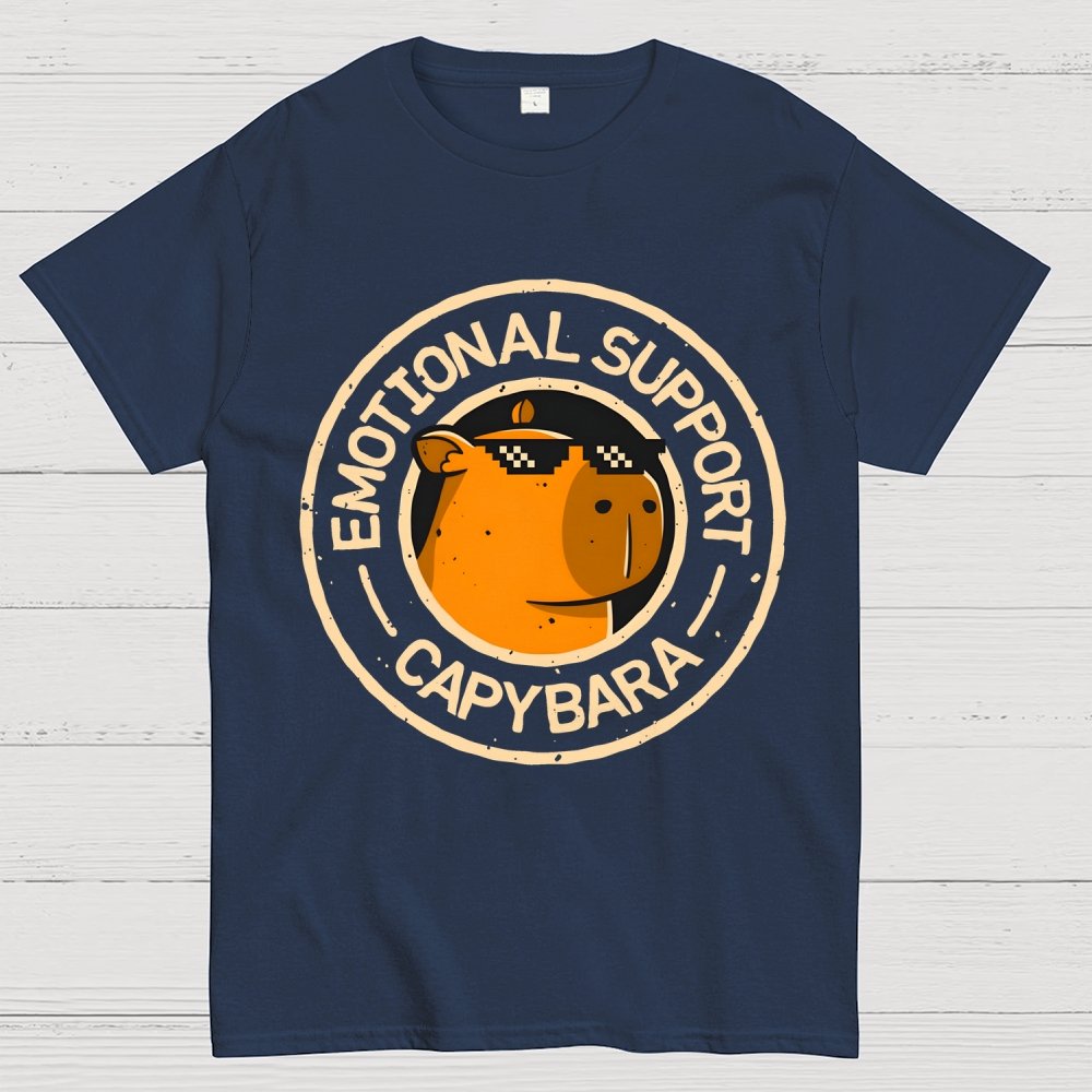 Emotional Support Capybara Geek T-Shirt