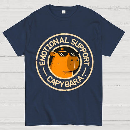 Emotional Support Capybara Geek T-Shirt