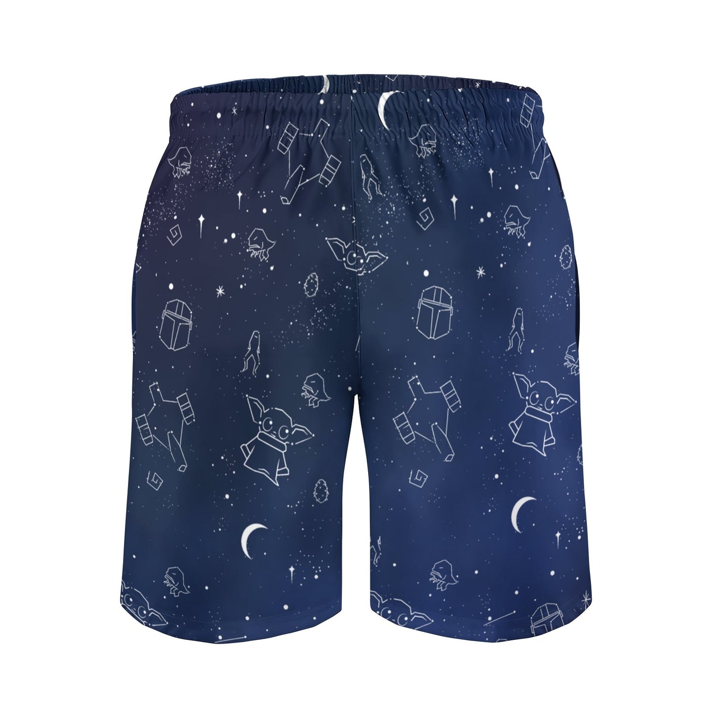 Strange Little Monsters In The Starry Sky Geek Shorts