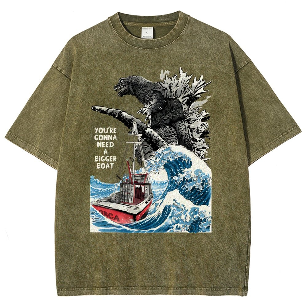 You need a bigger boat Funny Vintage Distressed T-shirt
