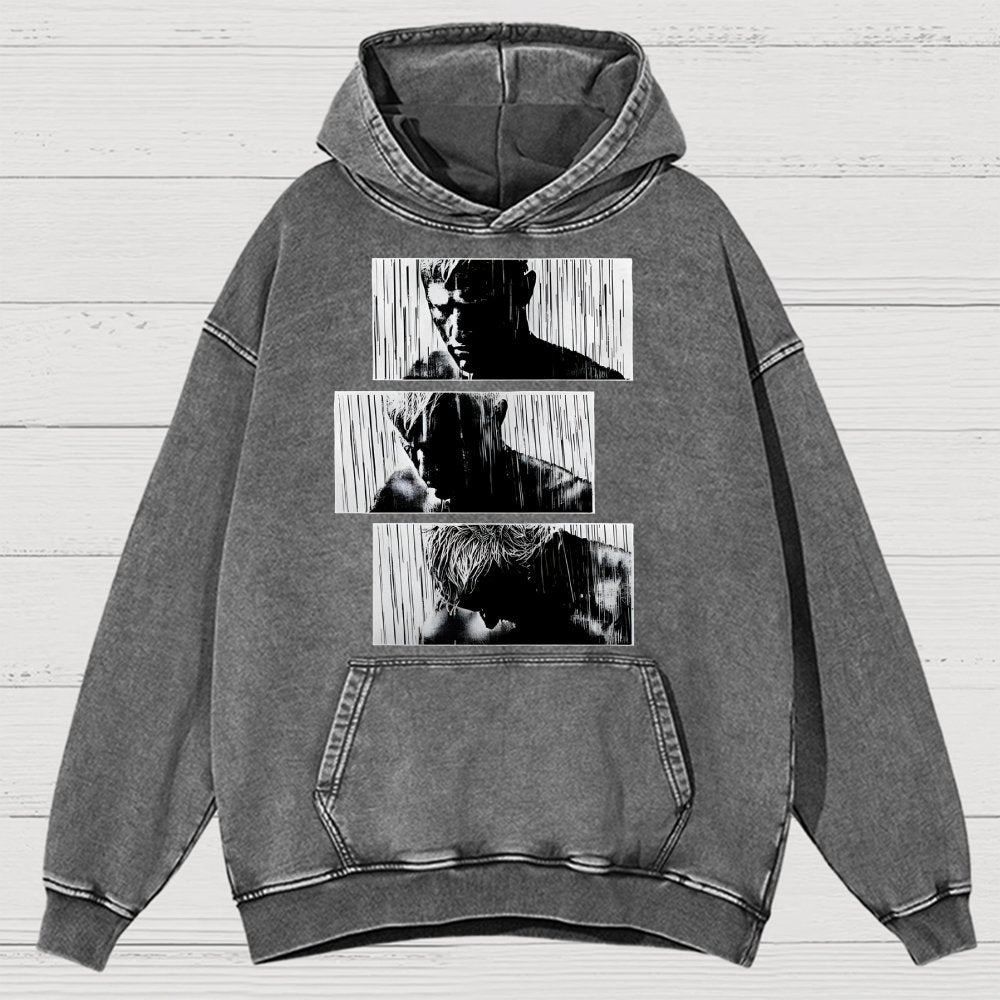 Tears In Rain Vintage Distressed Hoodie