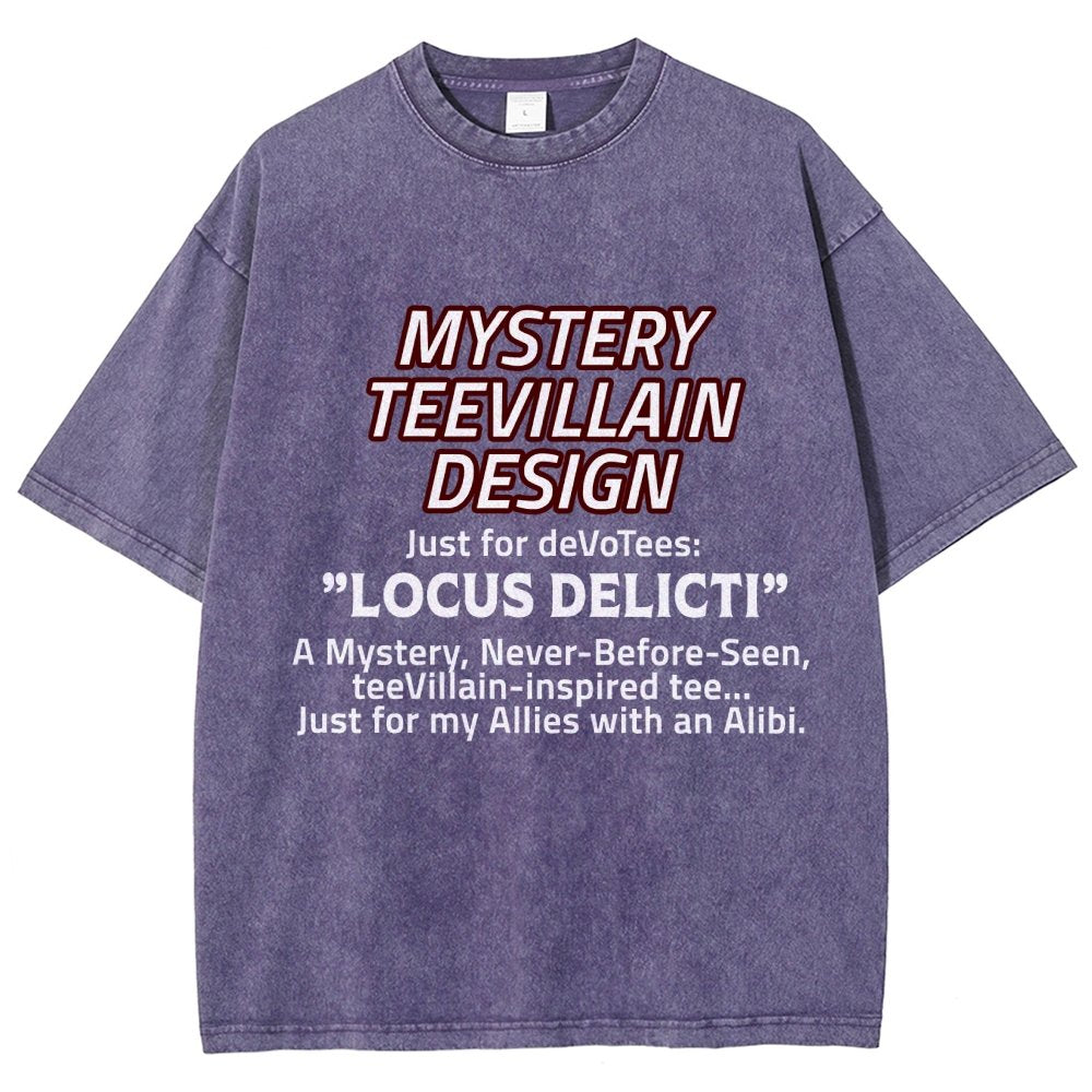 Locus Delicti Vintage Distressed T-shirt