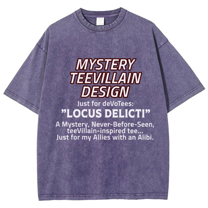 Locus Delicti Vintage Distressed T-shirt
