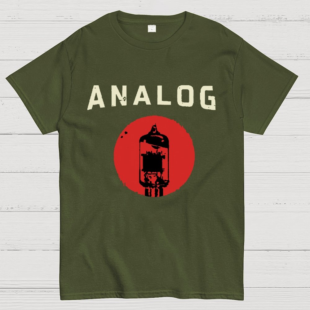 Vacuum Tube Analog Distressed Geek T-Shirt
