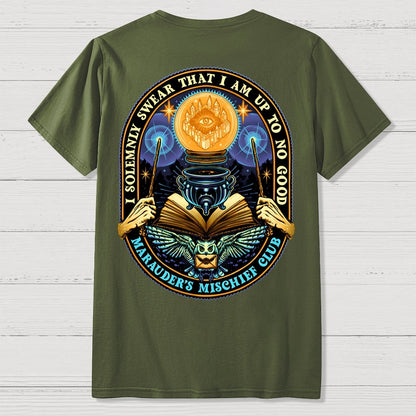 Mischief Club Front And Back Printing Geek T-Shirt