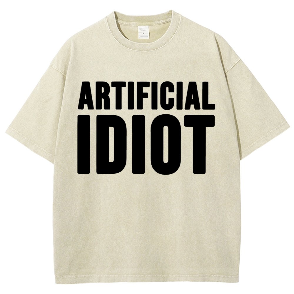 Artificial Idiot Vintage Distressed T-shirt