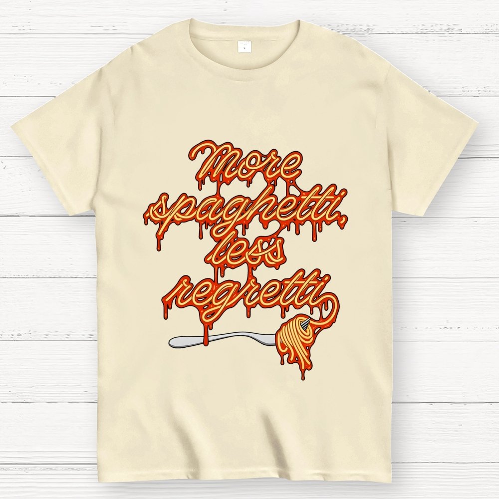 More Spaghetti Less Regretti Geek T-Shirt