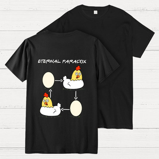 Eternal Paradox Nerdy Front And Back Printing Geek T-Shirt