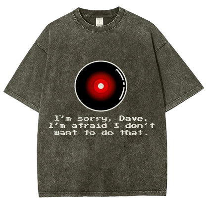 An Introvert's Odyssey I‘m sorry dave Vintage Distressed T-shirt