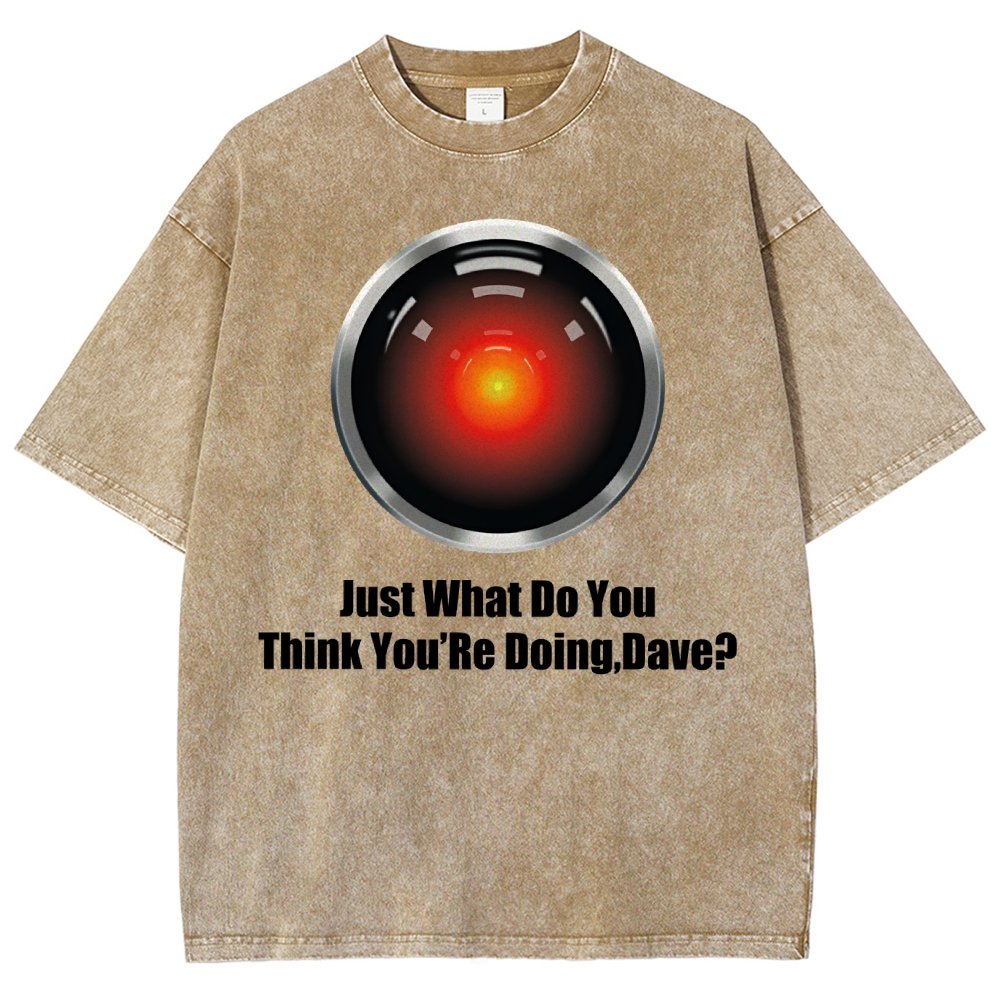 What Do You Think You’Re Doing,Dave? Vintage Distressed T-shirt