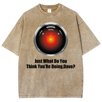 What Do You Think You’Re Doing,Dave? Vintage Distressed T-shirt
