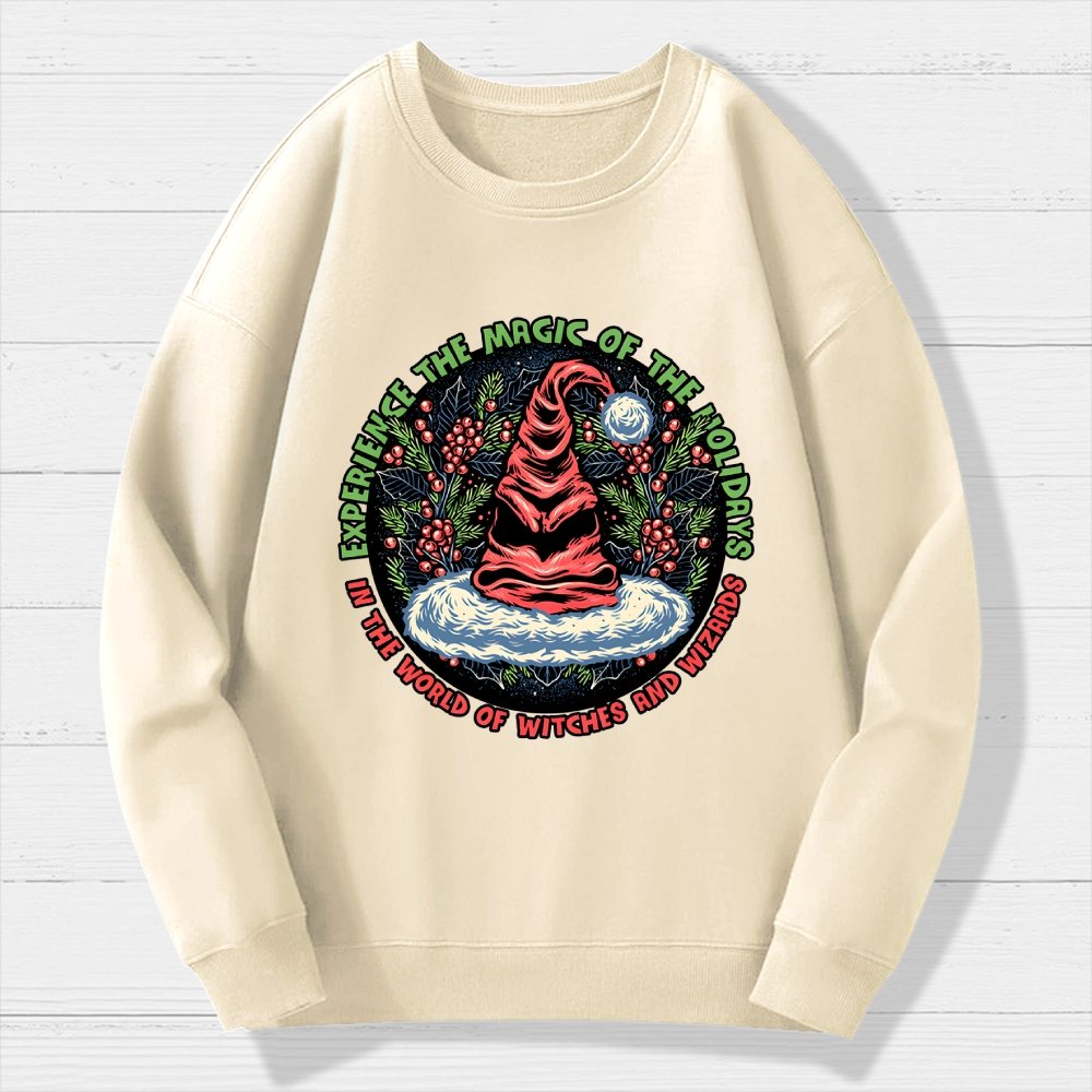 Magic of the Holidays Geek Cotton Sweatshirt