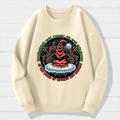 Magic of the Holidays Geek Cotton Sweatshirt