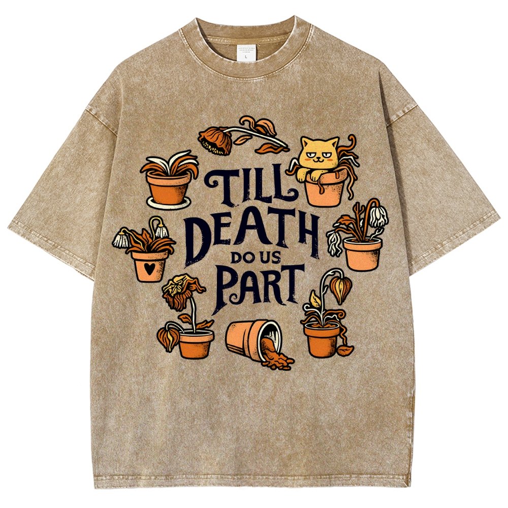 Plant Killer Love Vintage Distressed T-shirt