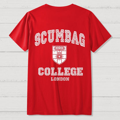 Scumbag College Unisex  Back Printing Geek T-Shirt
