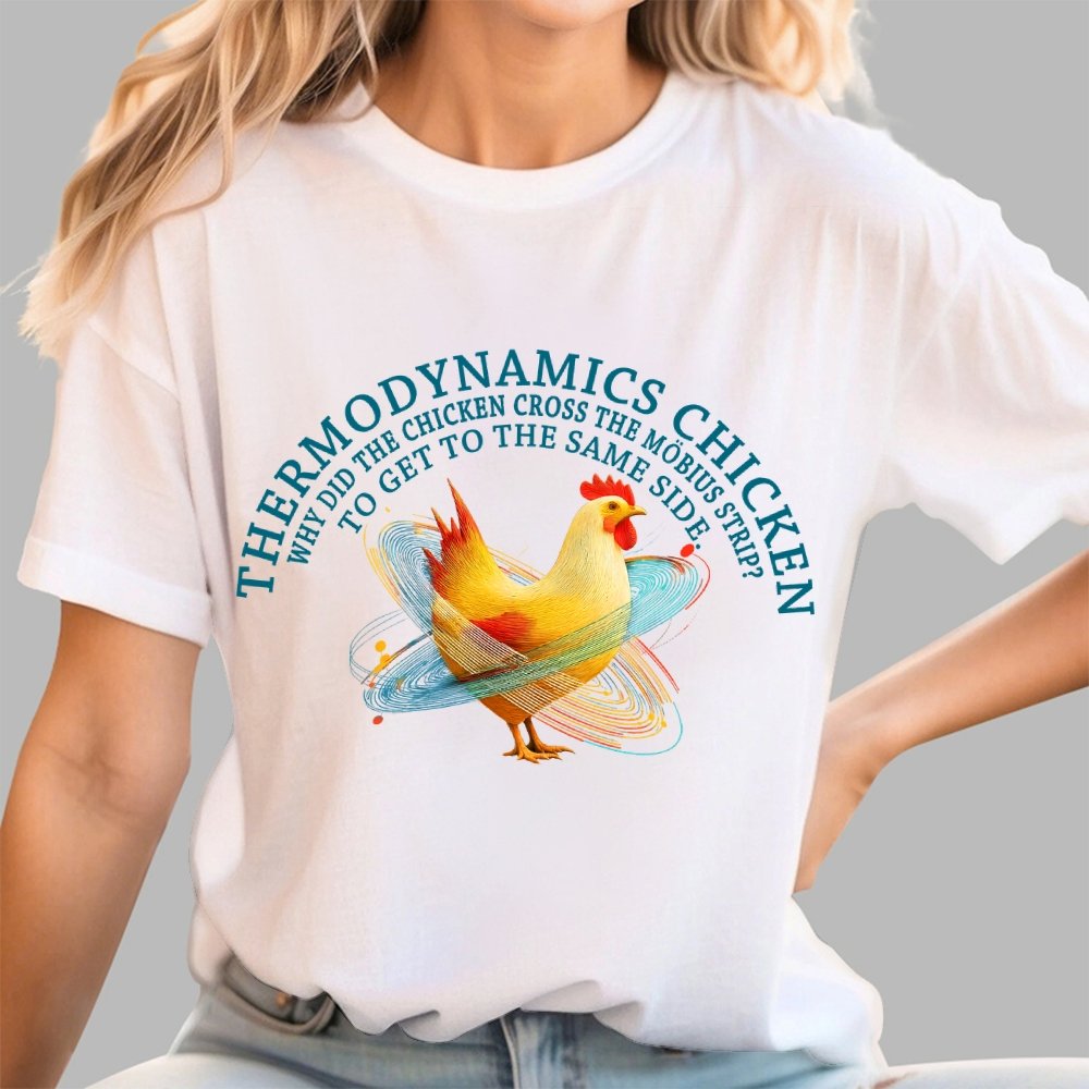 Thermodynamics Chicken Geek T-Shirt
