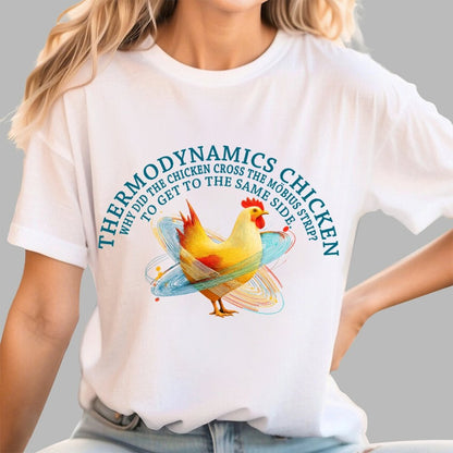 Thermodynamics Chicken Geek T-Shirt