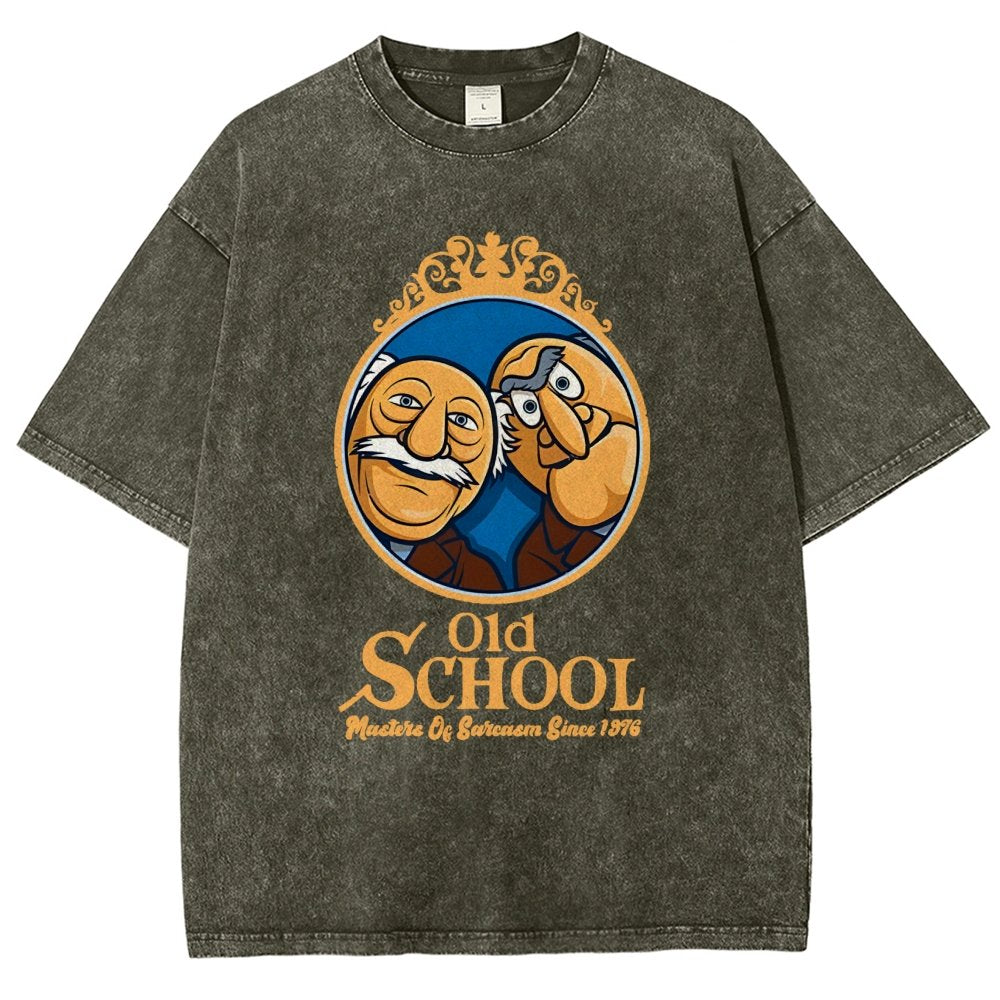 Old School Vintage Distressed T-shirt